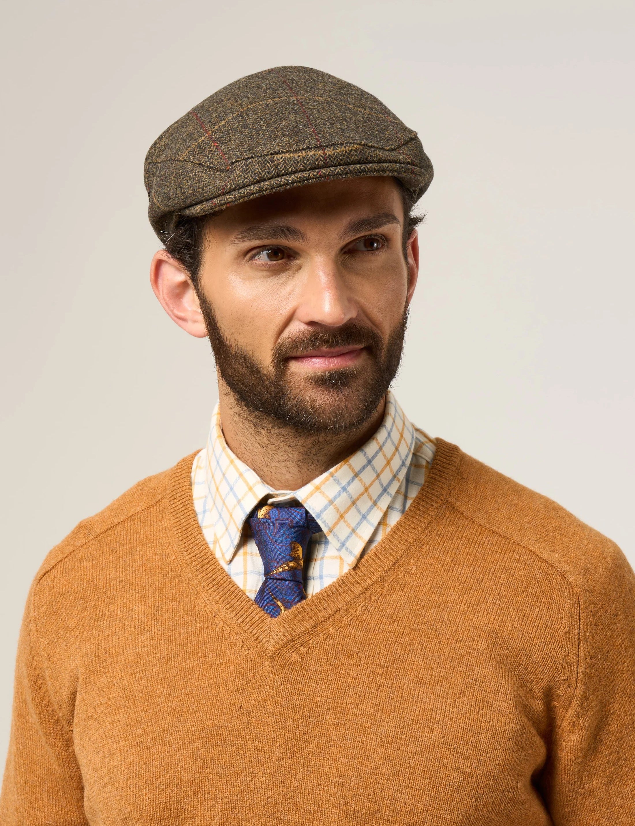 Combrook Teak - Flat Cap Herr