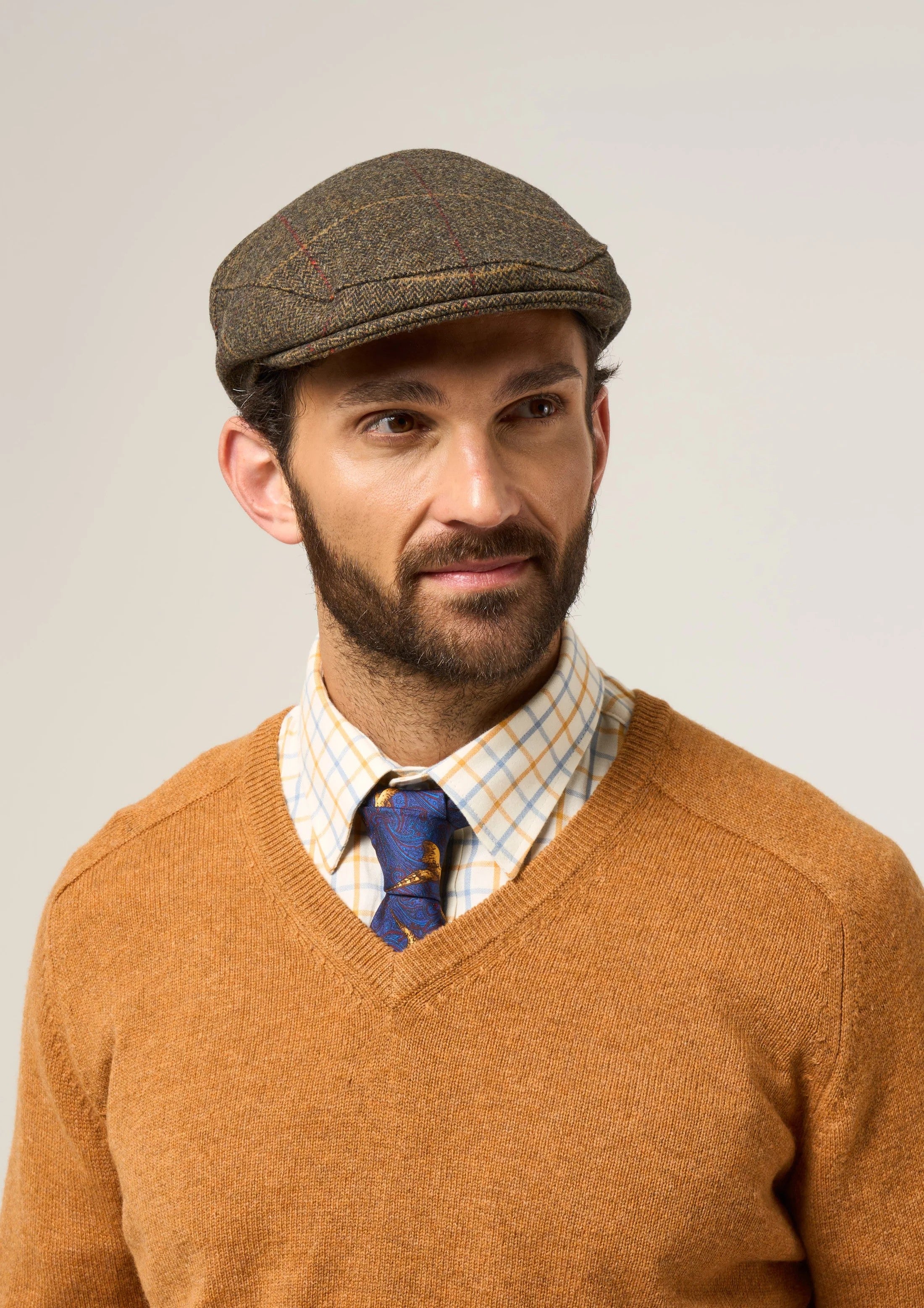 Combrook Teak - Flat Cap Herr