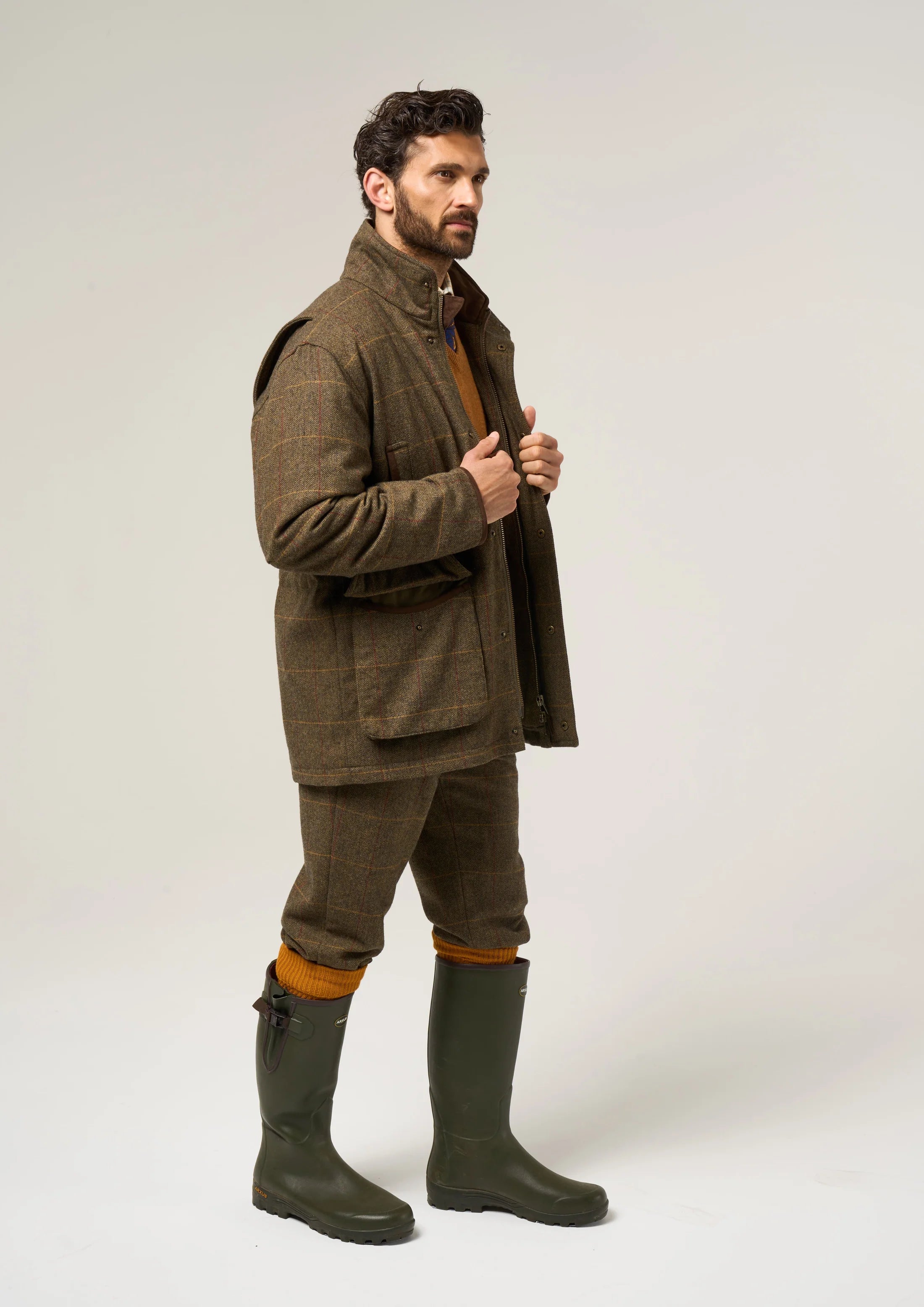 Tweedjacka Herr - Combrook Teak Shooting Field Coat