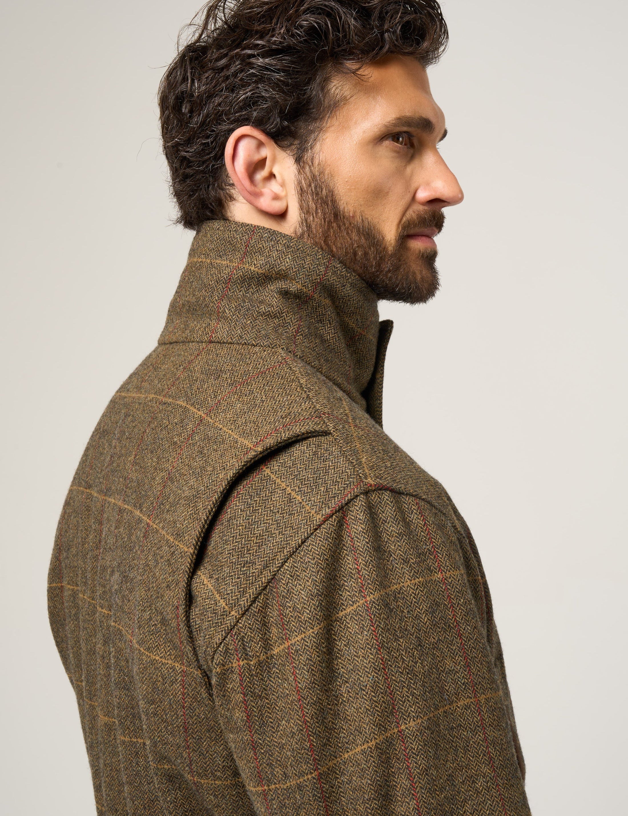 Tweedjacka Herr - Combrook Teak Shooting Field Coat
