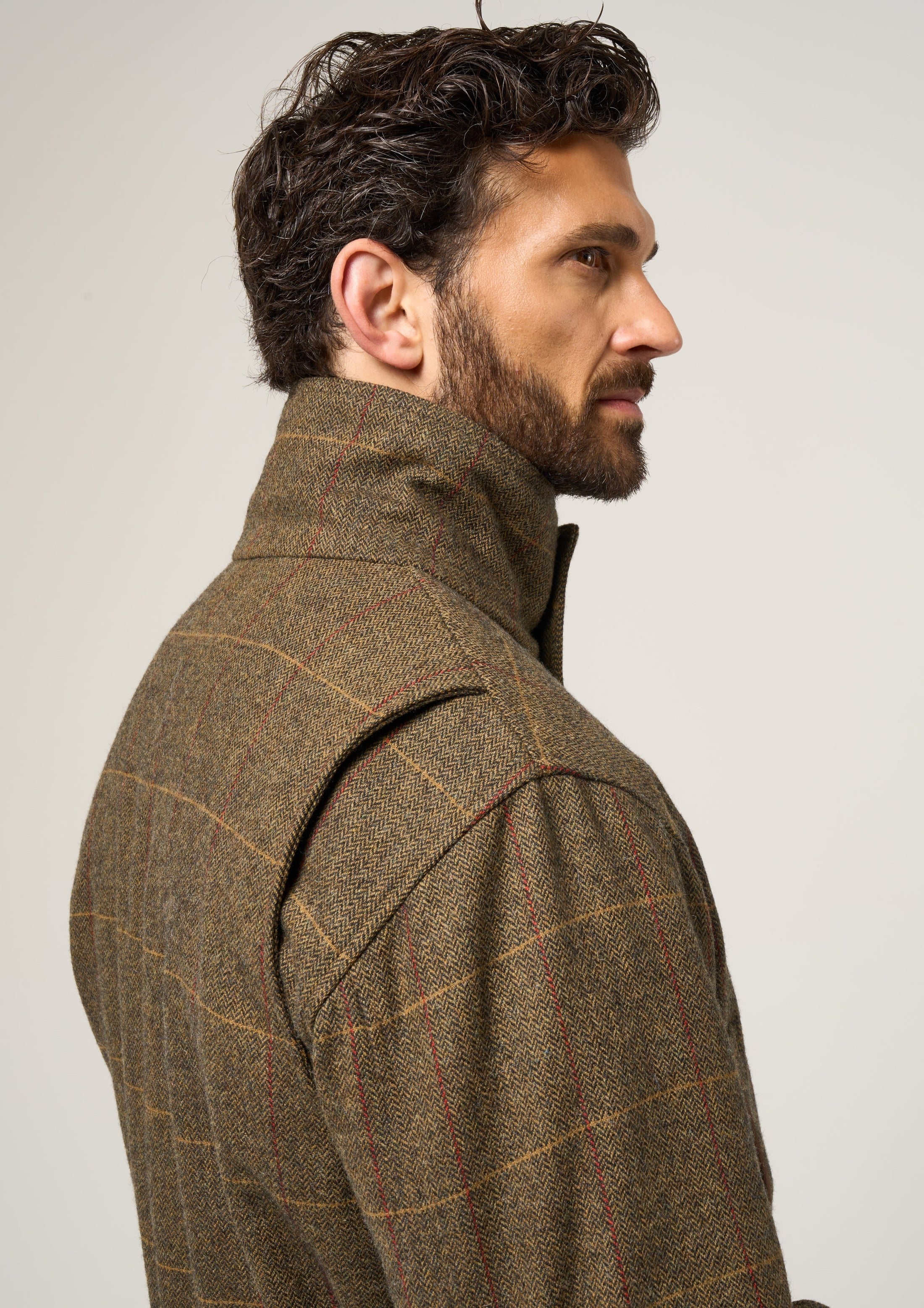 Tweedjacka Herr - Combrook Teak Shooting Field Coat
