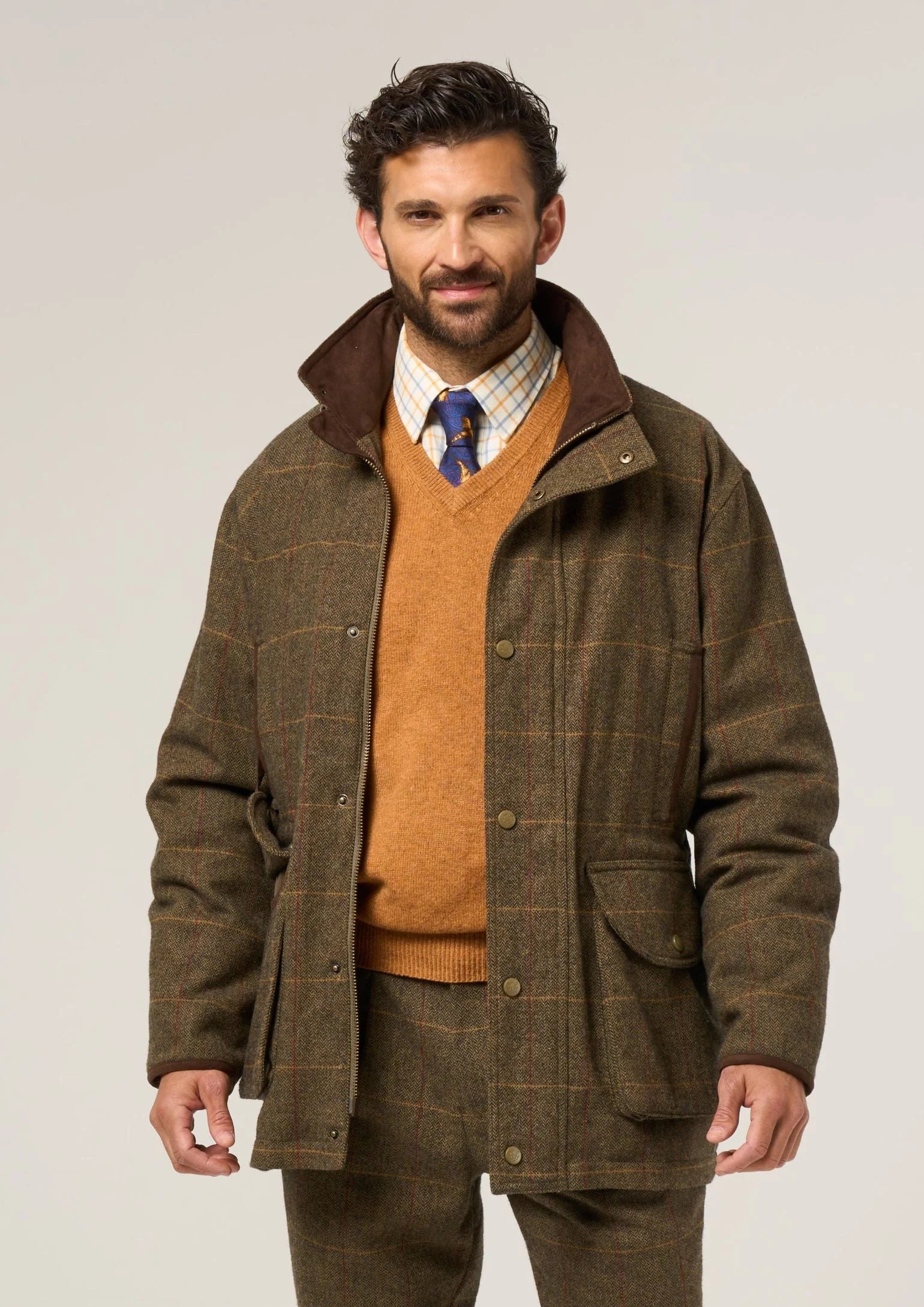 Tweedjacka Herr - Combrook Teak Shooting Field Coat