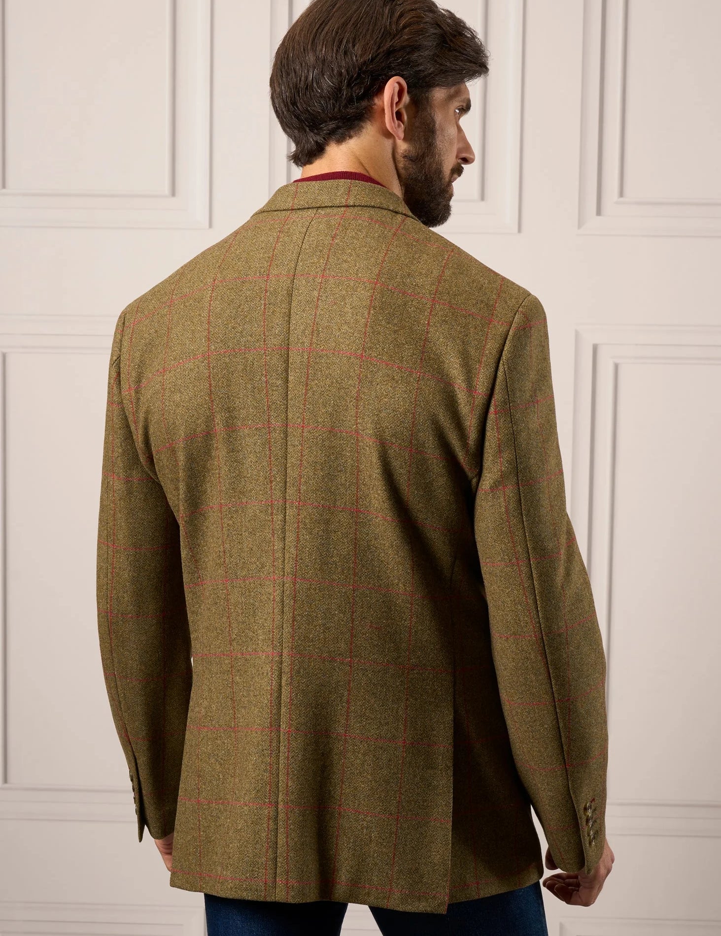 Combrook Mens Blazer Sage - Tweedkavaj Herr
